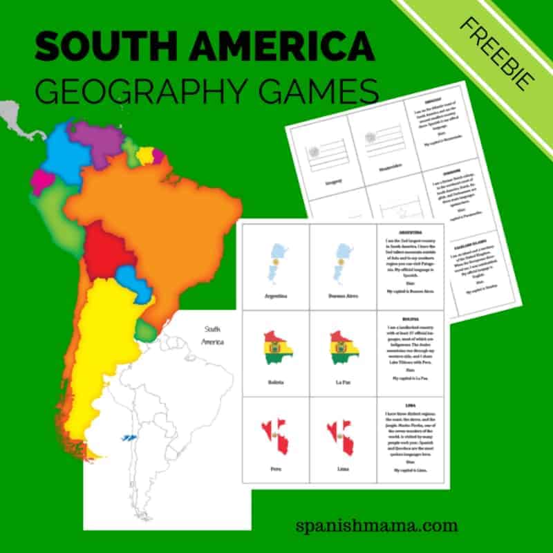 South America Geography Games