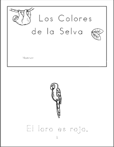 Los Colores de la Selva Mini-Book