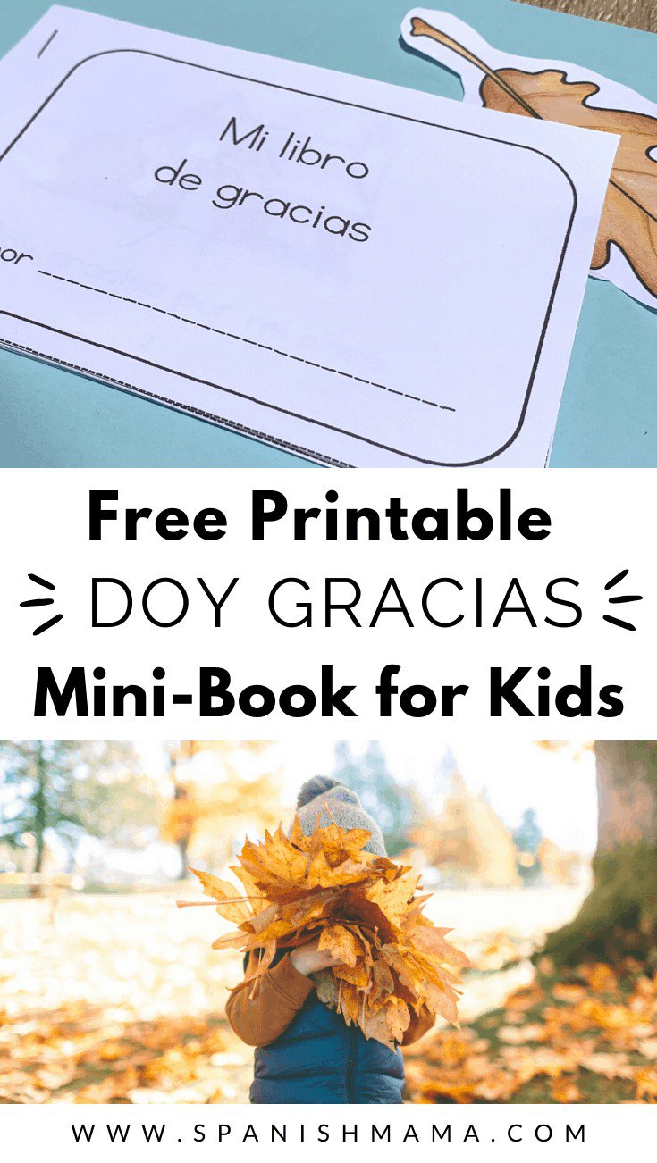 Spanish Thanksgiving Mini Book Free