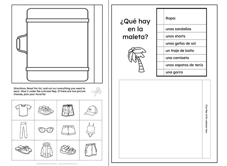 Game to Learn Spanish Clothes Vocabulary - Spanish Playground