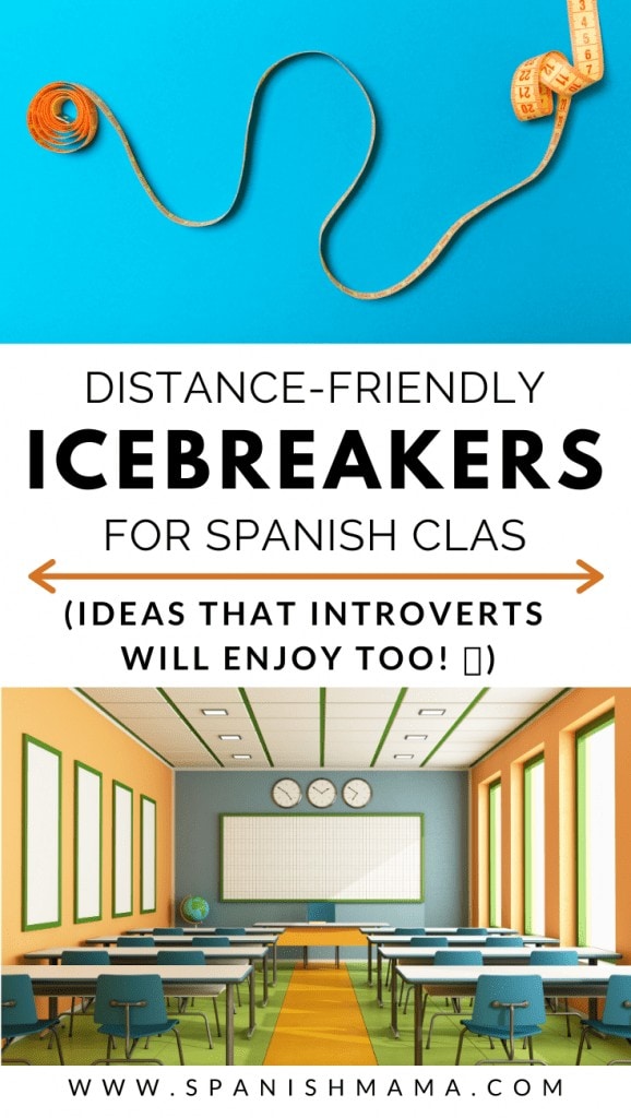 Juegos para romper el hielo en clase de español. Ice breakers for Spanish  class.