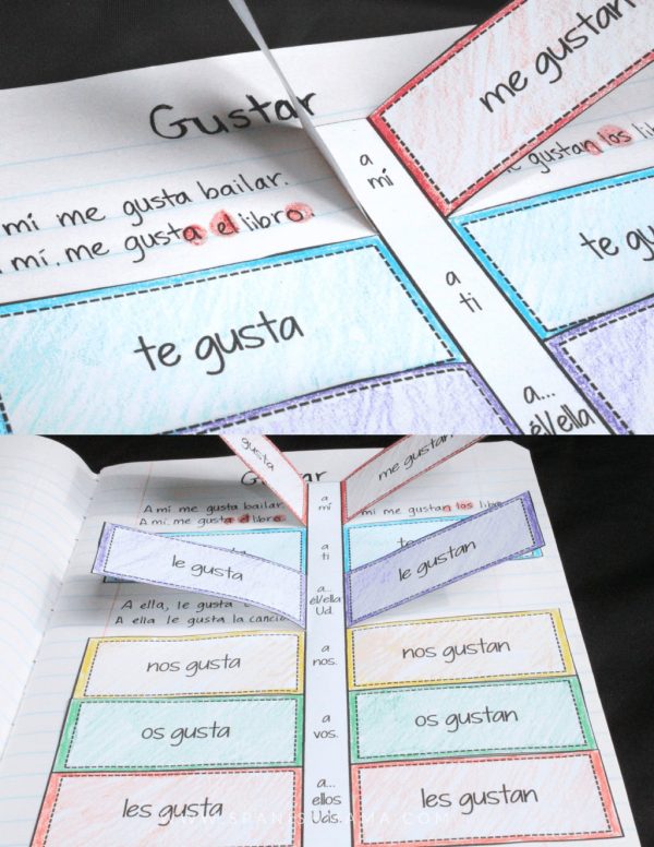 Spanish interactive notebooks