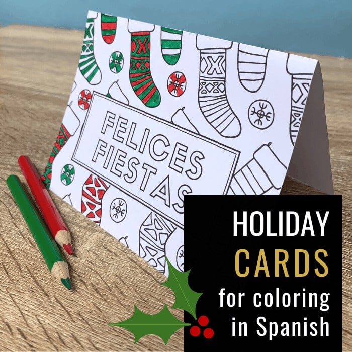 spanish holiday greeting cards