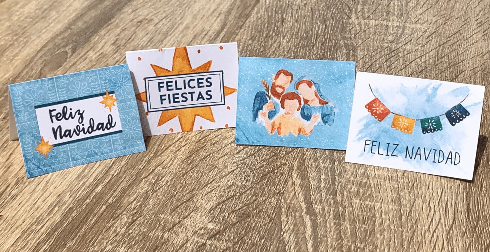 Free Printable Christmas Cards in Spanish (With Other WInter Holidays!)