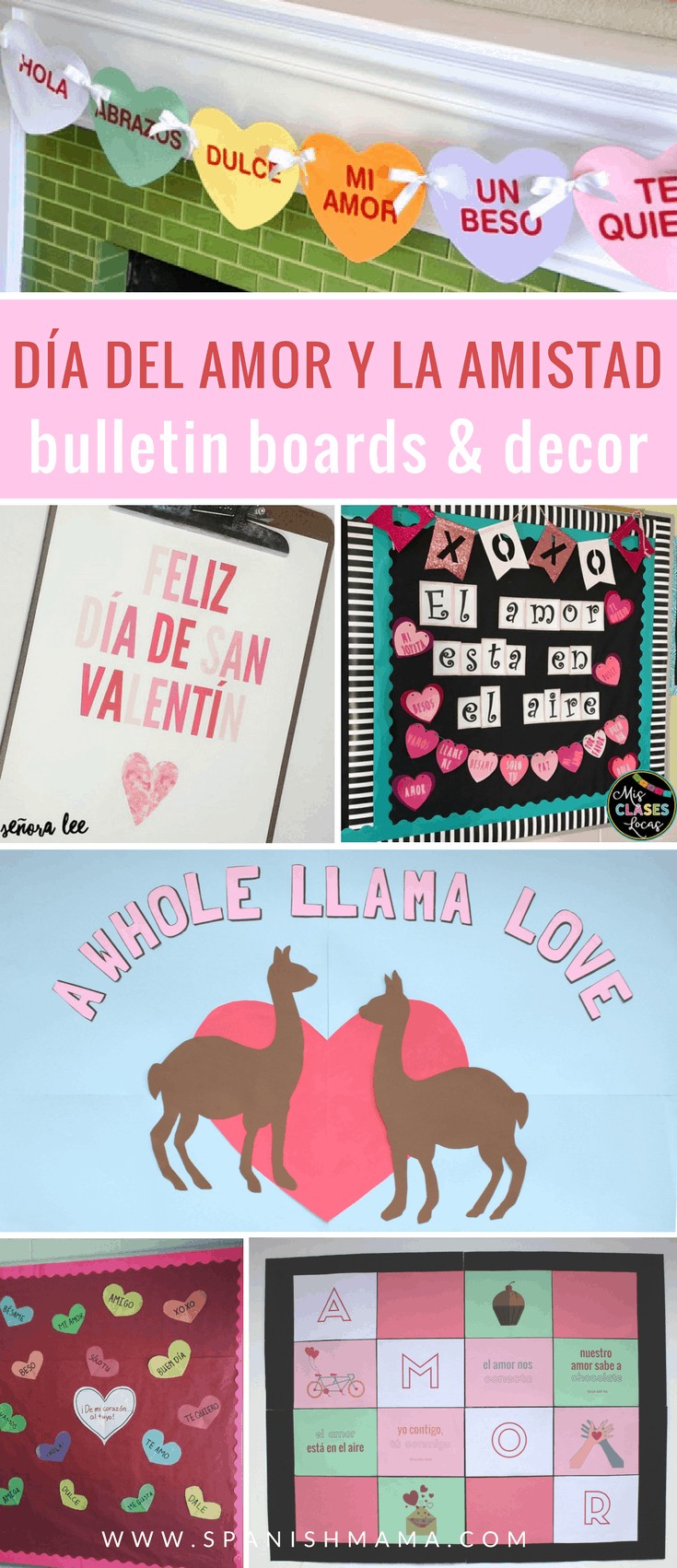 Spanish Valentine's Day Bulletin Boards