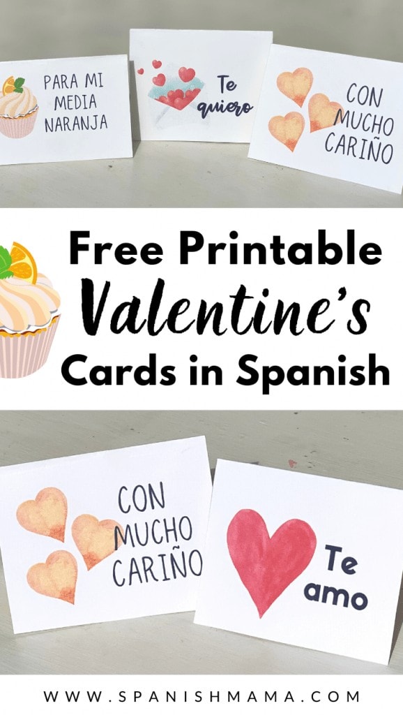 Valentine's printable cards en Español – Cuentology