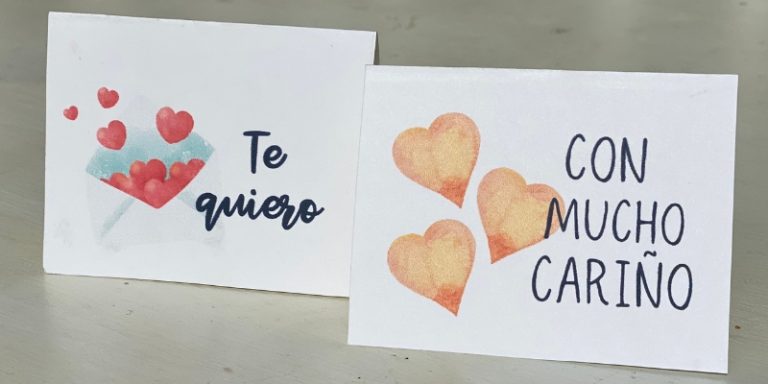 Spanish Valentine’s Day Cards: Free Printables for Día del amor