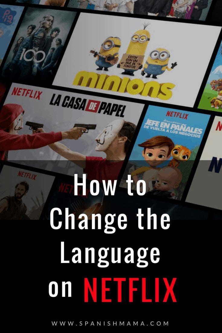 how to change the language on Netflix