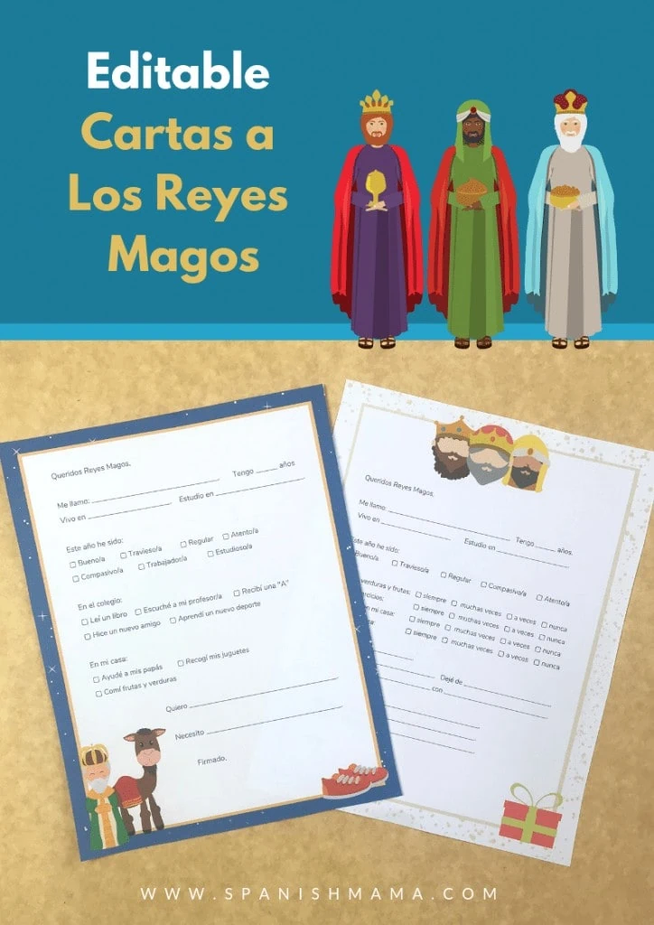 Carta a Los Reyes Magos: Free Printable and Activities | Spanish Mama