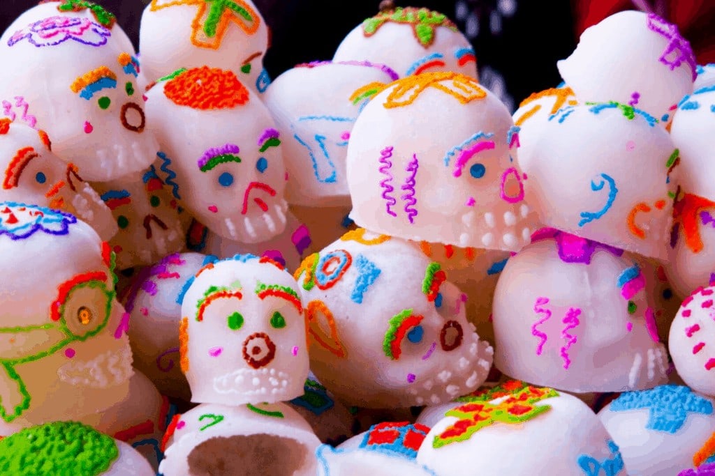 sugar skulls for day of the dead