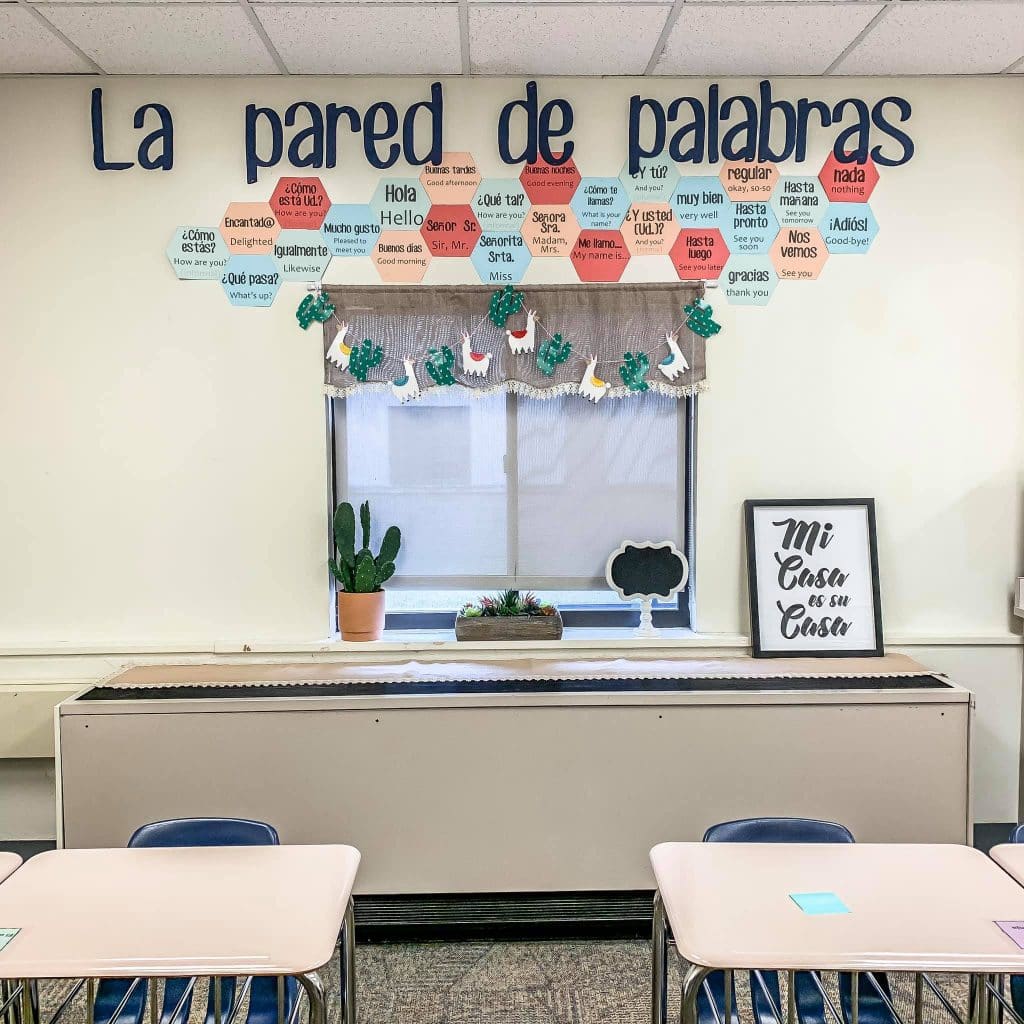 spanish classroom decorating ideas