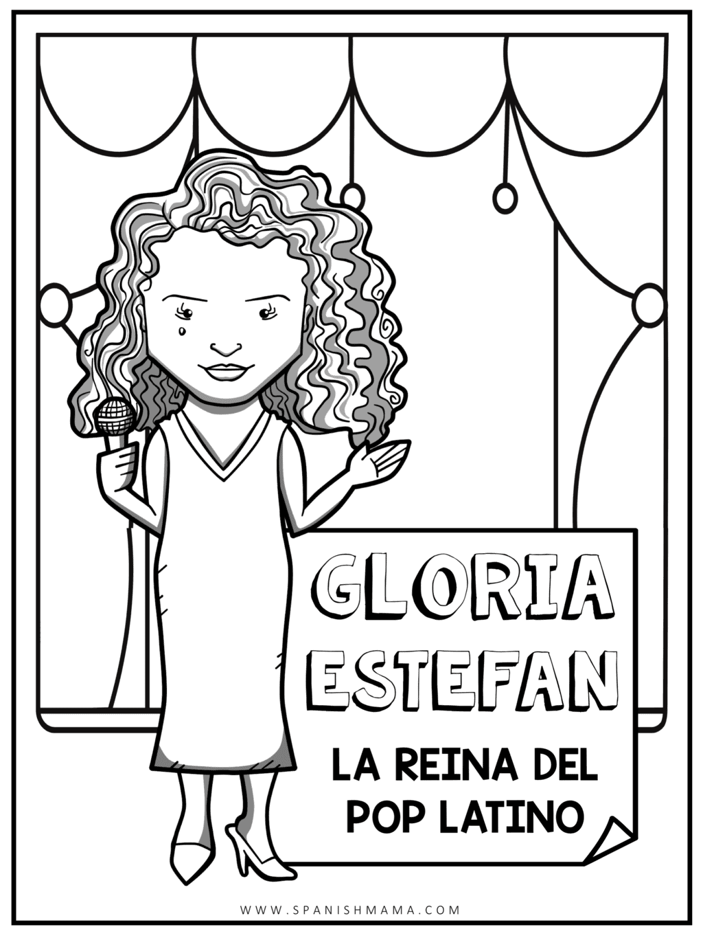 spanish art coloring pages