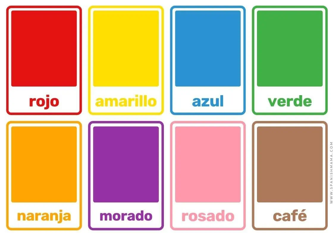 Spanish Colors