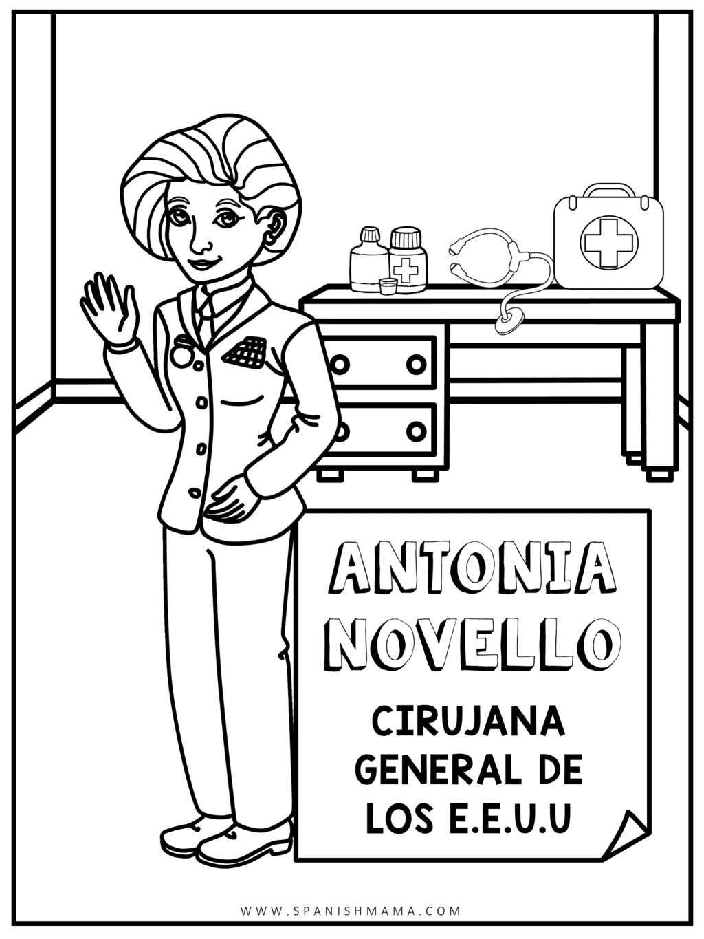 mexico state flower coloring pages