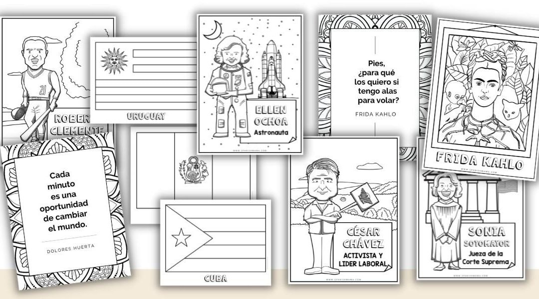 Hispanic Heritage Month Coloring Pages