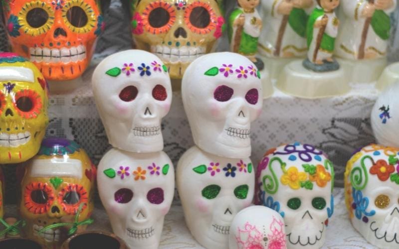 Día de los Muertos Sugar Skulls Coloring Sheets - Srta Spanish