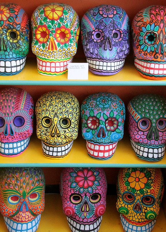 Día de los Muertos Sugar Skulls Coloring Sheets - Srta Spanish