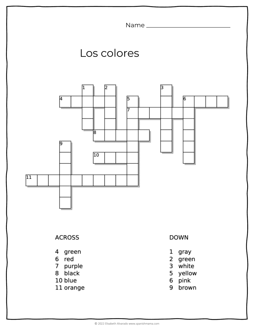 Spanish Elementary Level 2: A Homework Booklet