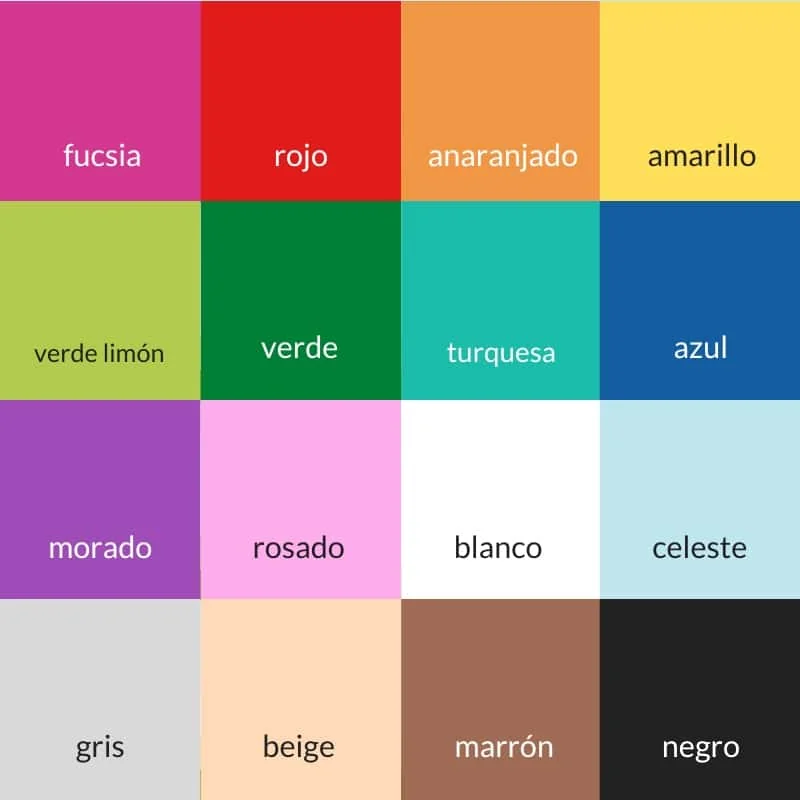 latino colors