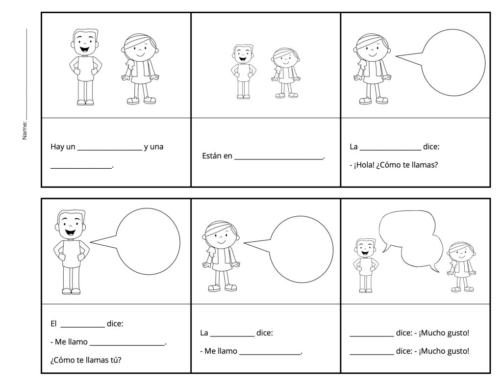 Greetings In Spanish Free Worksheets For Kids Spanish Mama